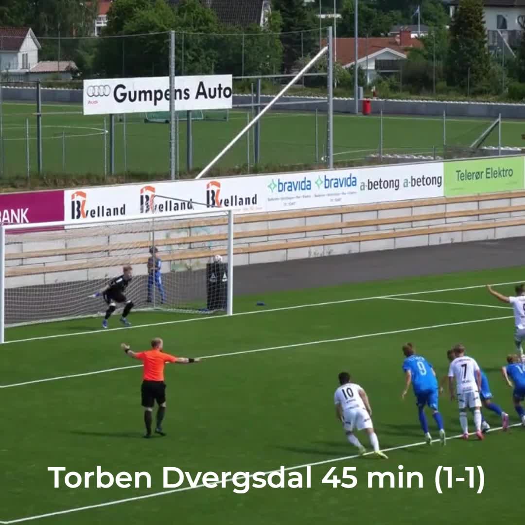 dvrgsadl, Kvinge, selvmål og nundal 2-4 mot pors 27.6.2026