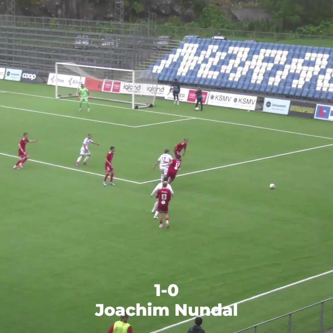 scoringer 4-0 mot Vidar 25.7.2026 Skjold, Sugglia, Kvinge og Nundal